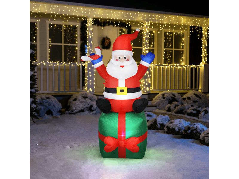 Family 58067F Felfújható Mikulás - 180 cm - IP44 - 6 fehér LED