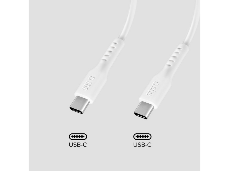 SBS USB-C kabel za punjenje i prijenos podataka do 240 W, 3 m (TECABLE3MTCC240W)