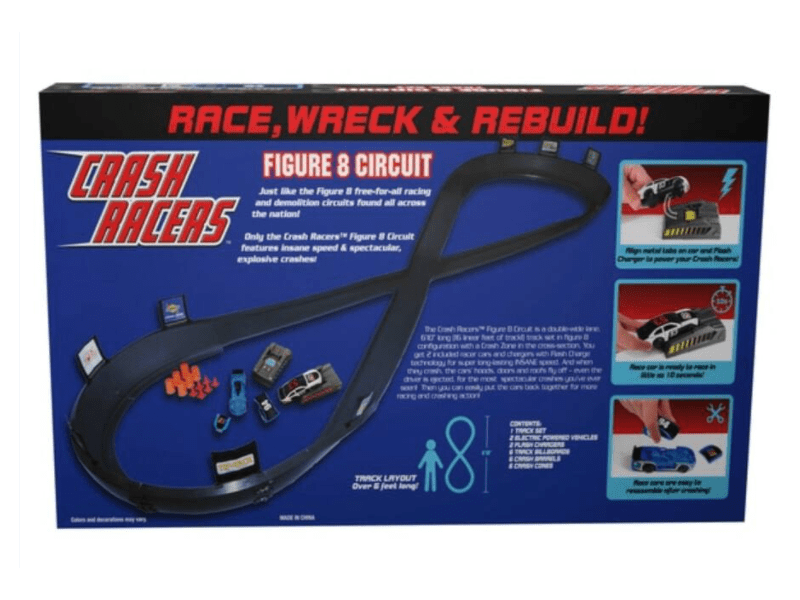 CRASH RACERS - nyolcas alakú karambol verseny pálya (CRR 62000)