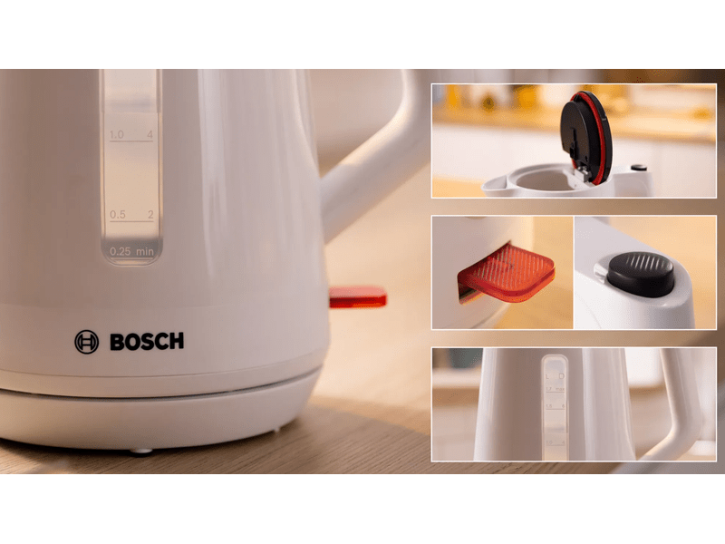 Bosch MyMoment 1.7L vízforraló, fehér