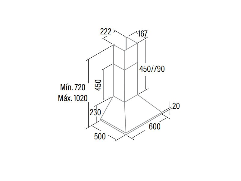 Cata Omega 600 WH/L Páraelszívó