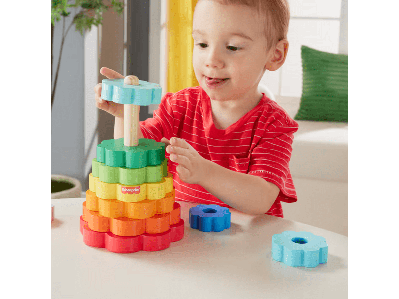FISHER-PRICE WOOD FA GYŰRŰPIRAMIS