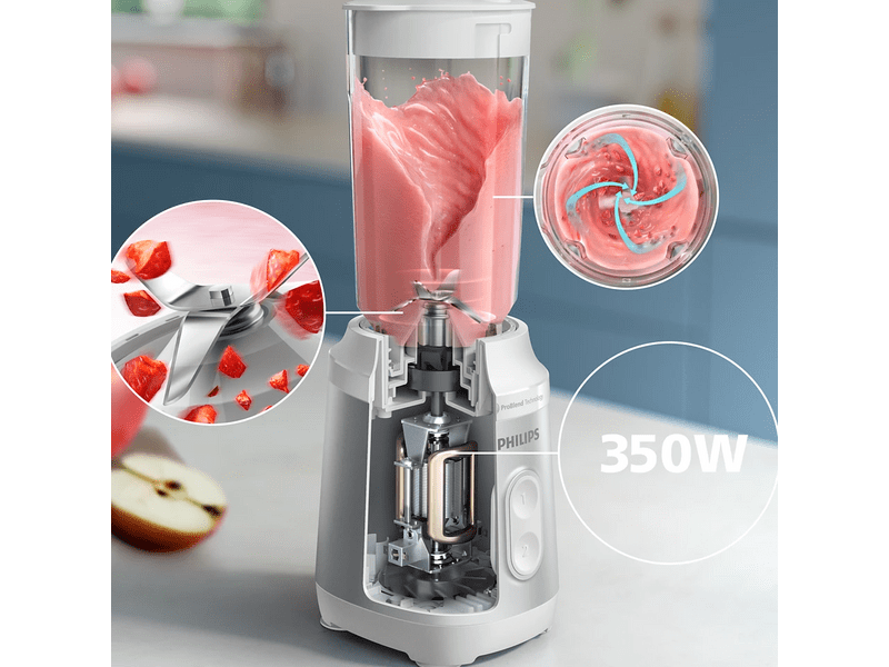 Philips HR2510/90 Series 3000 Mini Turmixgép, ezüst