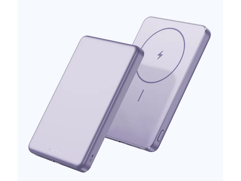 Xiaomi Super Slim Magnetic Power Bank 5000 mAh, lila (BHR08PNGL)