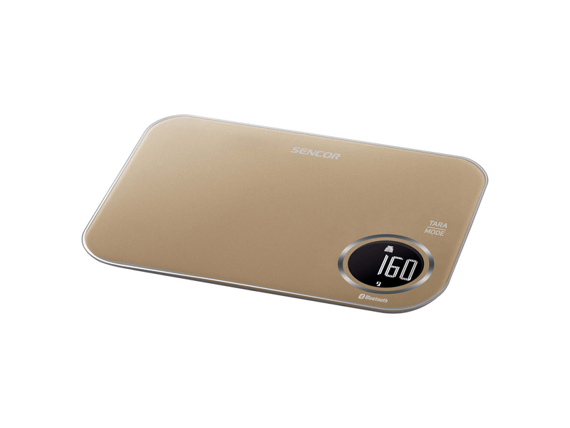 Sencor SKS 7077CH Smart konyhai mérleg, bézs