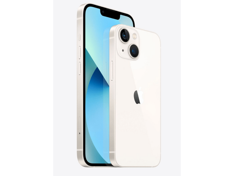 Apple iPhone 13 256GB Okostelefon, Csillagfény fehér (MLQ73HU/A)
