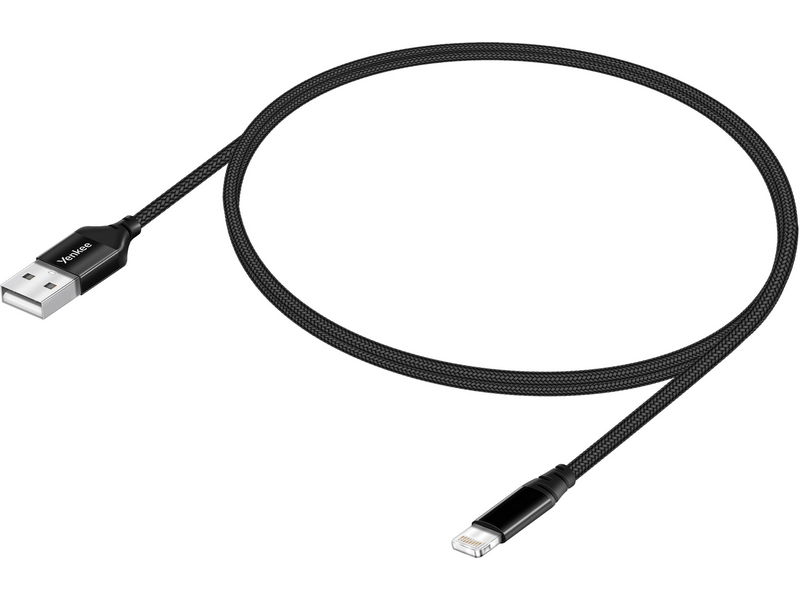 Yenkee YCU 612 BK USB-lightning kabel, 2m
