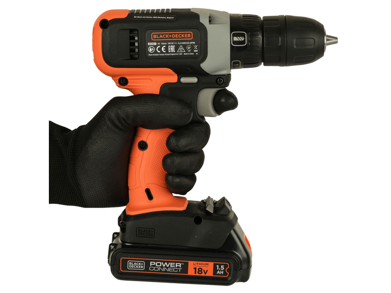 BLACK + DECKER BCD001C1-QW Akkus fúró-csavarozó