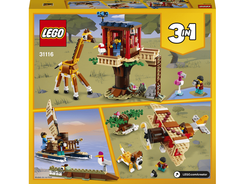 LEGO® Creator Szafari lombház a vadonban (31116)