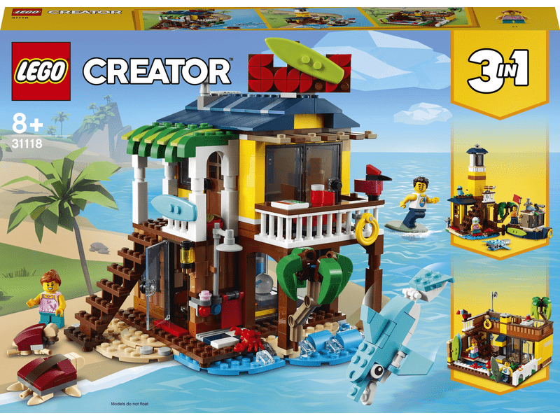 LEGO® Creator Tengerparti ház szörfösöknek (31118)