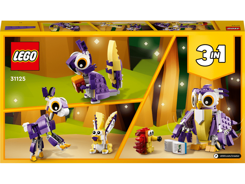 LEGO® Creator Fantáziaerdő teremtményei (31125)