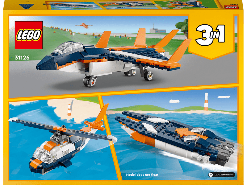 LEGO® Creator Szuperszonikus repülőgép (31126)