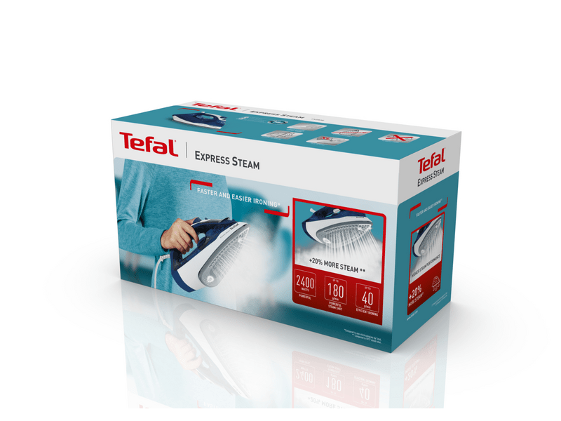 Tefal FV2838E0 Express Steam Parno glačalo, plavo