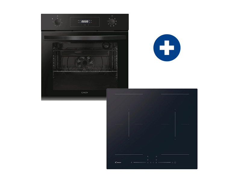 Candy FIDCP N625 L Beépíthető sütő + Candy CDTP644SC/E1 Indukciós főzőlap