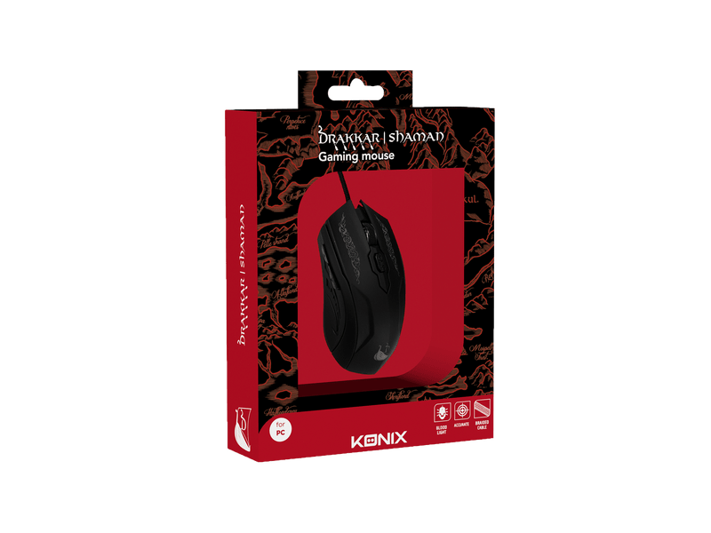 Konix Drakkar Shaman Vezetékes gamer egér