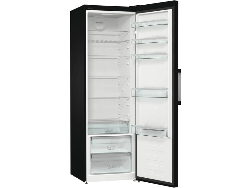 Egyajtós hűtőszekrény fekete
