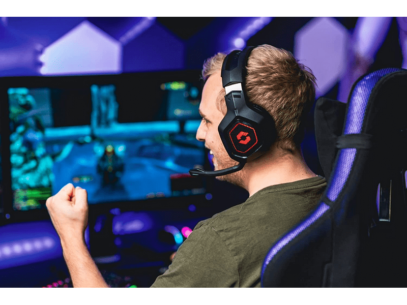 Speedlink 860100 Mandas Vezeték nélküli fejhallgató, fekete