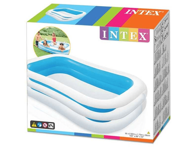 Intex 56483NP: Felfújható családi medence 262 x 175 x 56 cm