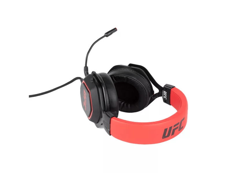 Konix UFC gaming headset, fekete-piros (KX-UFC-PGHR-PC)