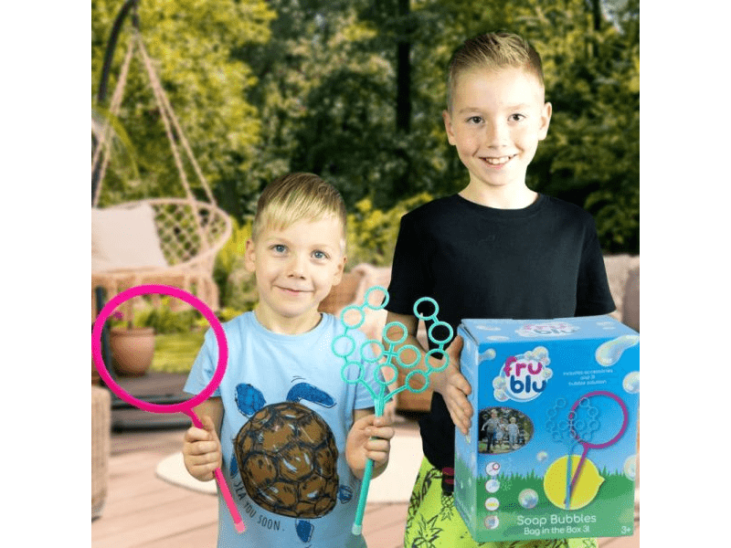 FruBlu: ECO buborékfújó szett, 3 liter folyadékkal (DKF0169)