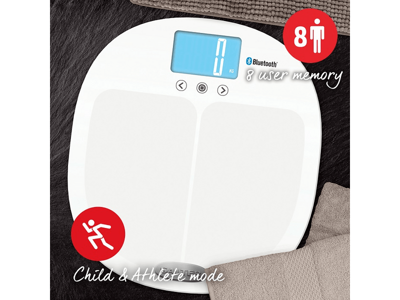 Salter 9192WH MiBody Bluetooth Testelemző mérleg