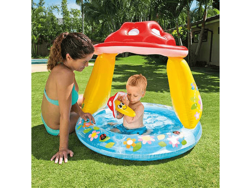 Intex 57114NP: Gomba kupolás bébimedence