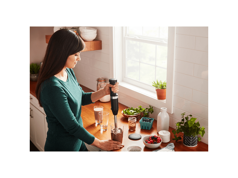 KitchenAid 5KHBBV53EBM Vezeték nélküli botmixer, fekete