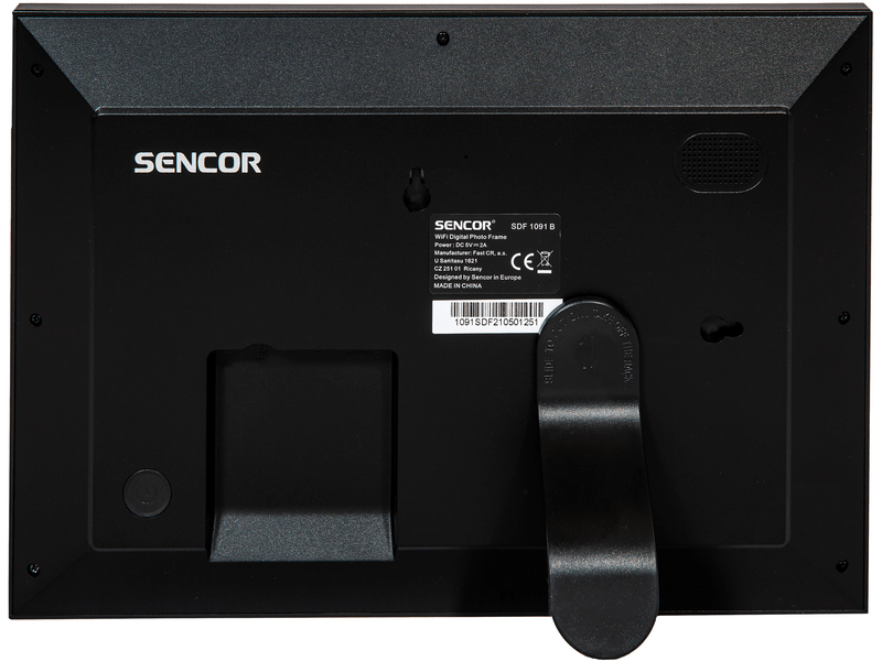 Sencor SDF 1091 B 10,1" WiFi digitalni okvir za fotografije, crni