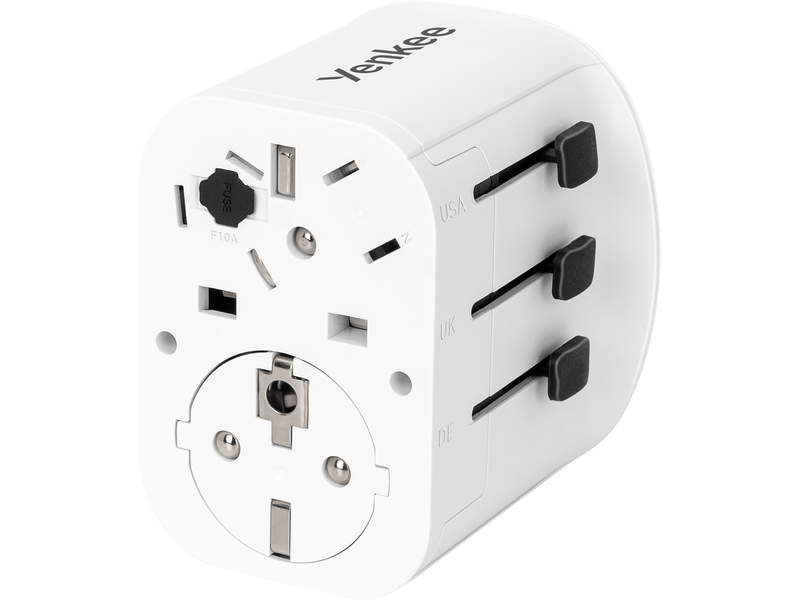 Yenkee YAT UN1 Utazási adapter, univerzális (37000198)