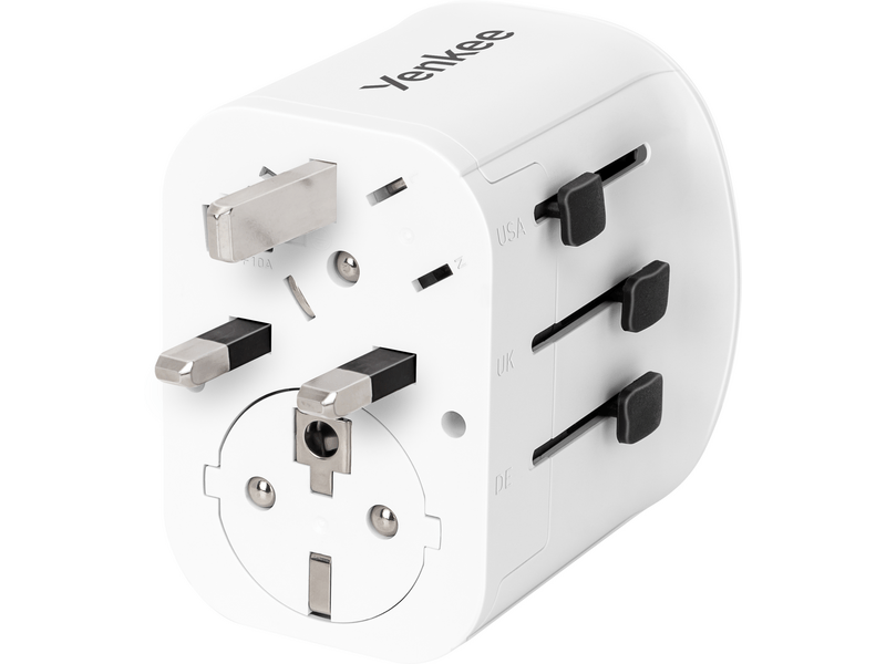 Yenkee YAT UN1 Utazási adapter, univerzális (37000198)