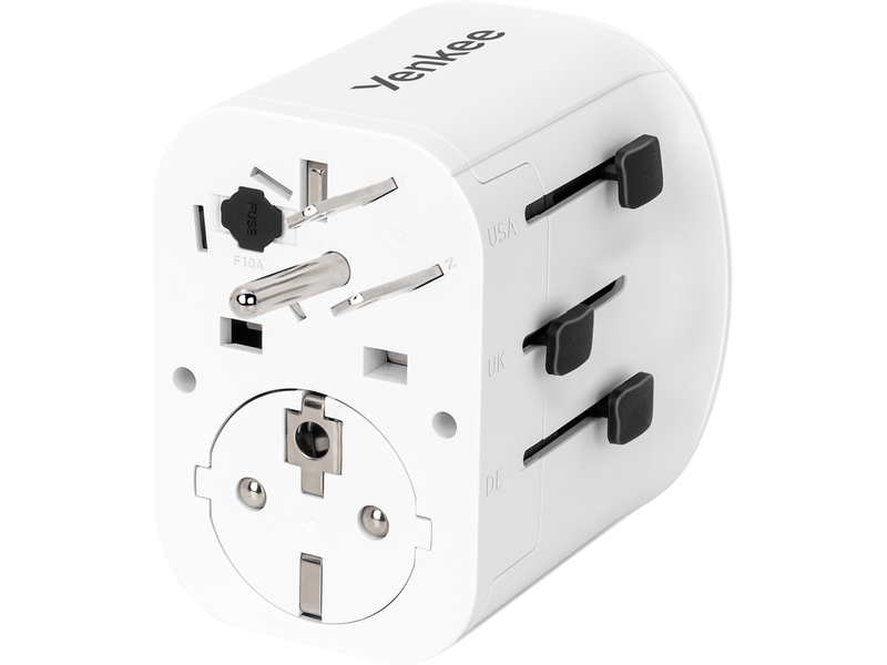 Yenkee YAT UN1 Utazási adapter, univerzális (37000198)