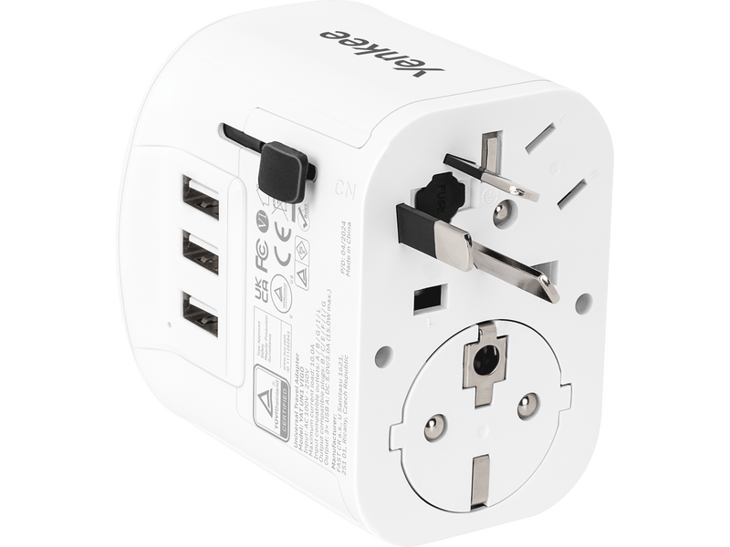 Yenkee YAT UN1 Utazási adapter, univerzális (37000198)