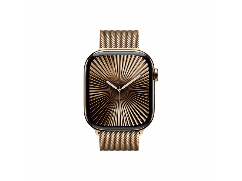 Apple Watch 46 mm-es aranyszínű milánói szíj – M/L (MXMR3ZM/A)