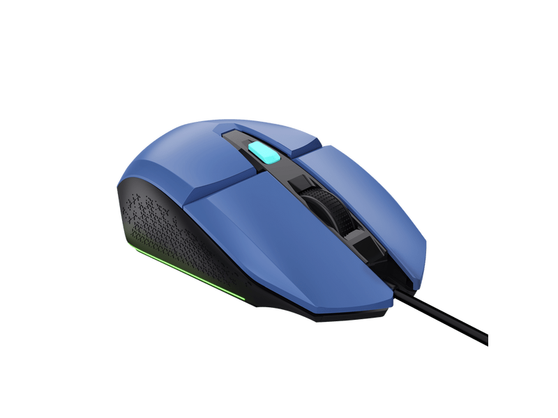 Trust GXT109 Felox vezetékes gaming egér 25067, kék