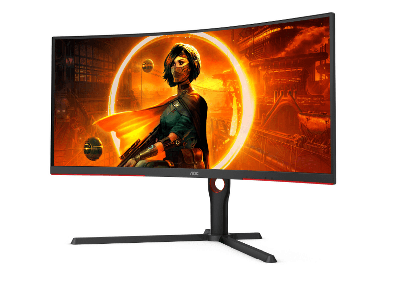AOC CU34G3S/BK 34” Ívelt Gamer Monitor