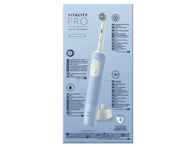 Oral-B Vitality PRO X Clean Elektromos fogkefe, Kék (80375354)