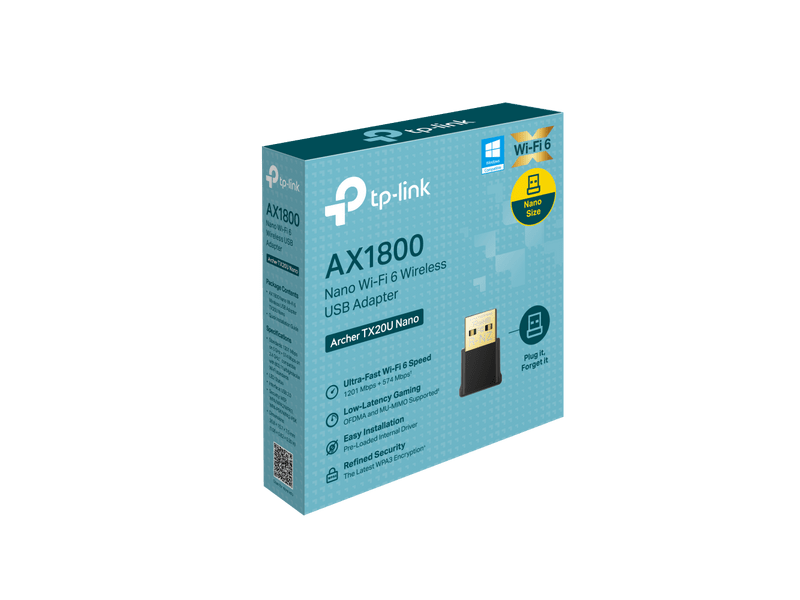 TP-Link Archer TX20U Nano AX1800 Wi-Fi 6 bežični USB adapter