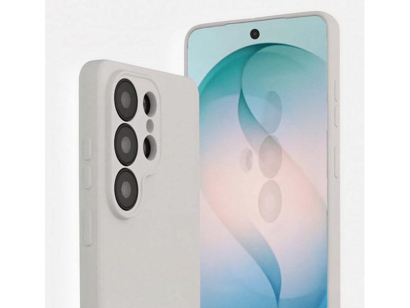 Cellect Samsung Galaxy S26 Ultra Szilikon tok, törtfehér (CEL-PREM-SAM-S26U-W)