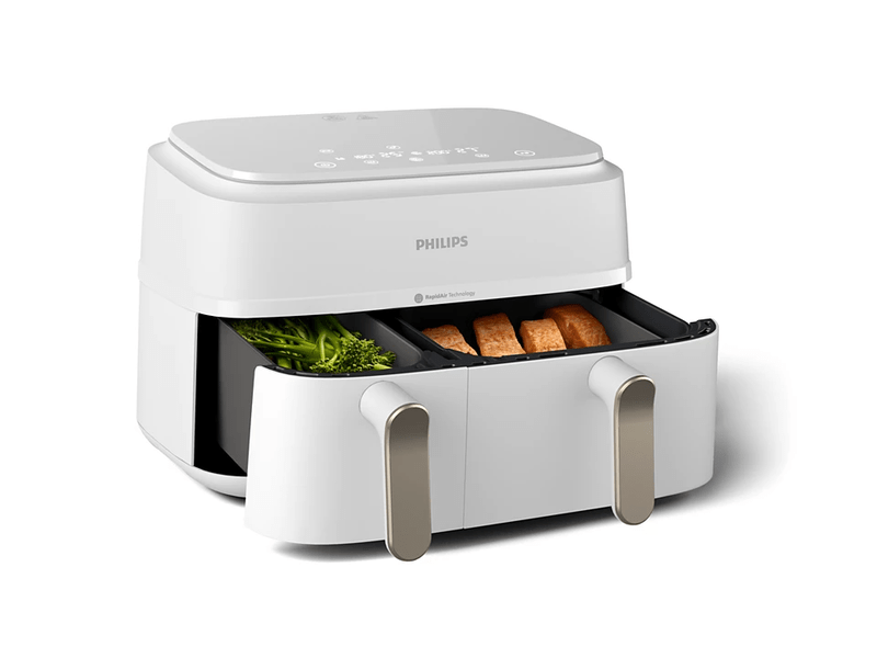 Airfryer,Series 3000,dual,9L,fehér