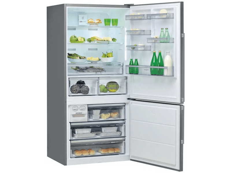 Whirlpool W84BE 73 X Alulfagyasztós kombinált hűtőszekrény