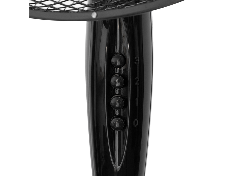Állványos ventilátor,fekete,40 cm,45W