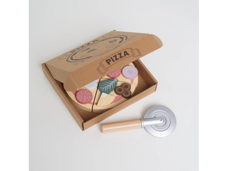 Pizzasütő fa játékkészlet (T288)