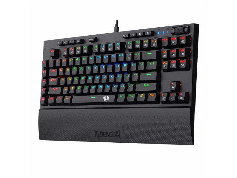 Redragon Vishnu RGB Gaming Billentyűzet (K596RGB_RED_HU)
