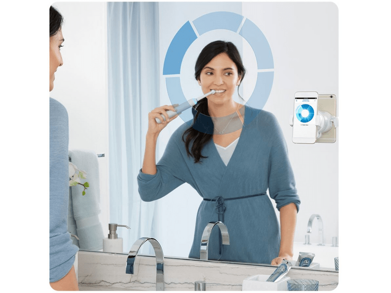 Oral-B PRO 8000 CrossAction Elektromos fogkefe, Fehér