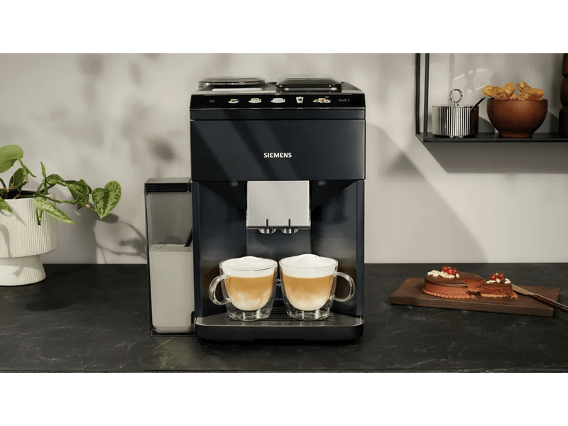 Siemens EQ500 Automata kávéfőző, Sötét inox (TQ518RX3)