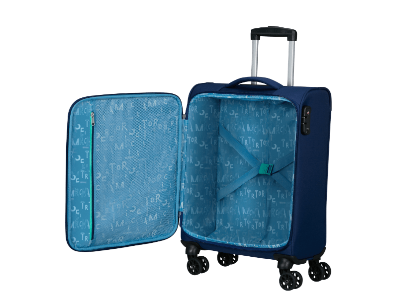 American Tourist Sea Seeker 55cm bőrönd, kék (146674-6636)