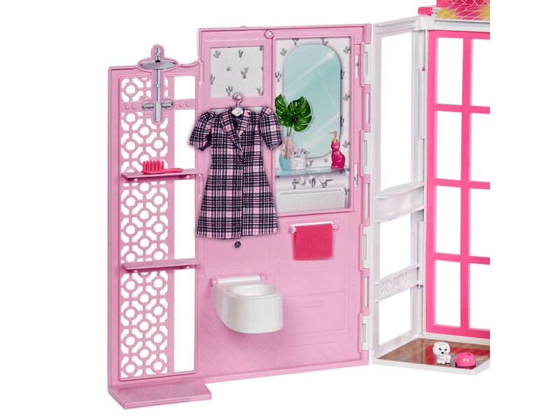 Barbie: Hordozható apartman ház (HCD47)