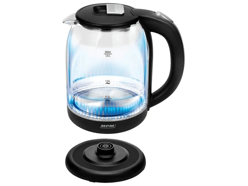 MPM MCZ-129 Vízforraló 1,6l, üveg, 1500W