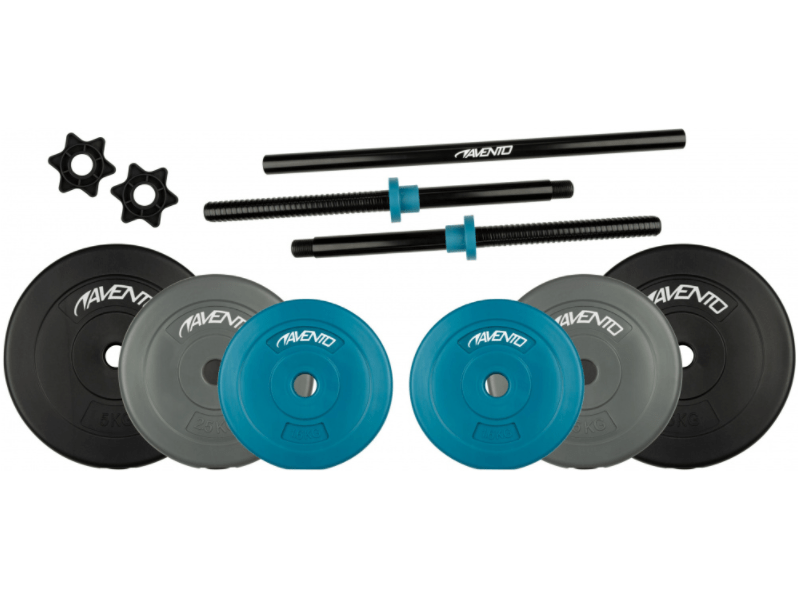 Avento Súlyzókészlet kétkezes rúddal (21715)