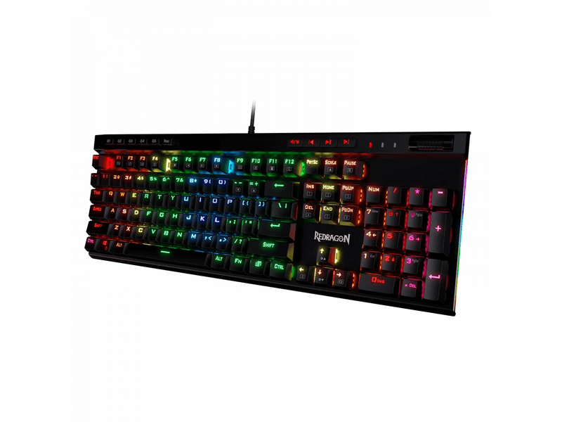 Redragon Vata RGB Gaming Billentyűzet (K580RGB_RED_HU)